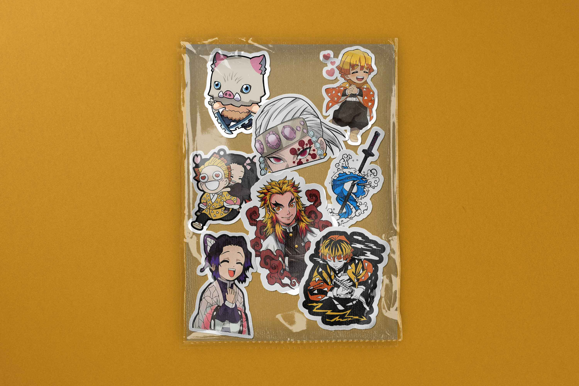 Demon Slayer Sticker Pack | 9 stickers