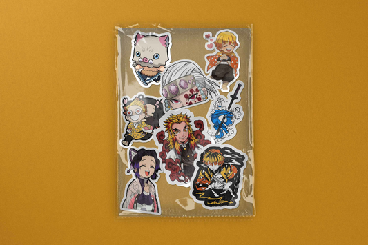Demon Slayer Sticker Pack | 9 stickers