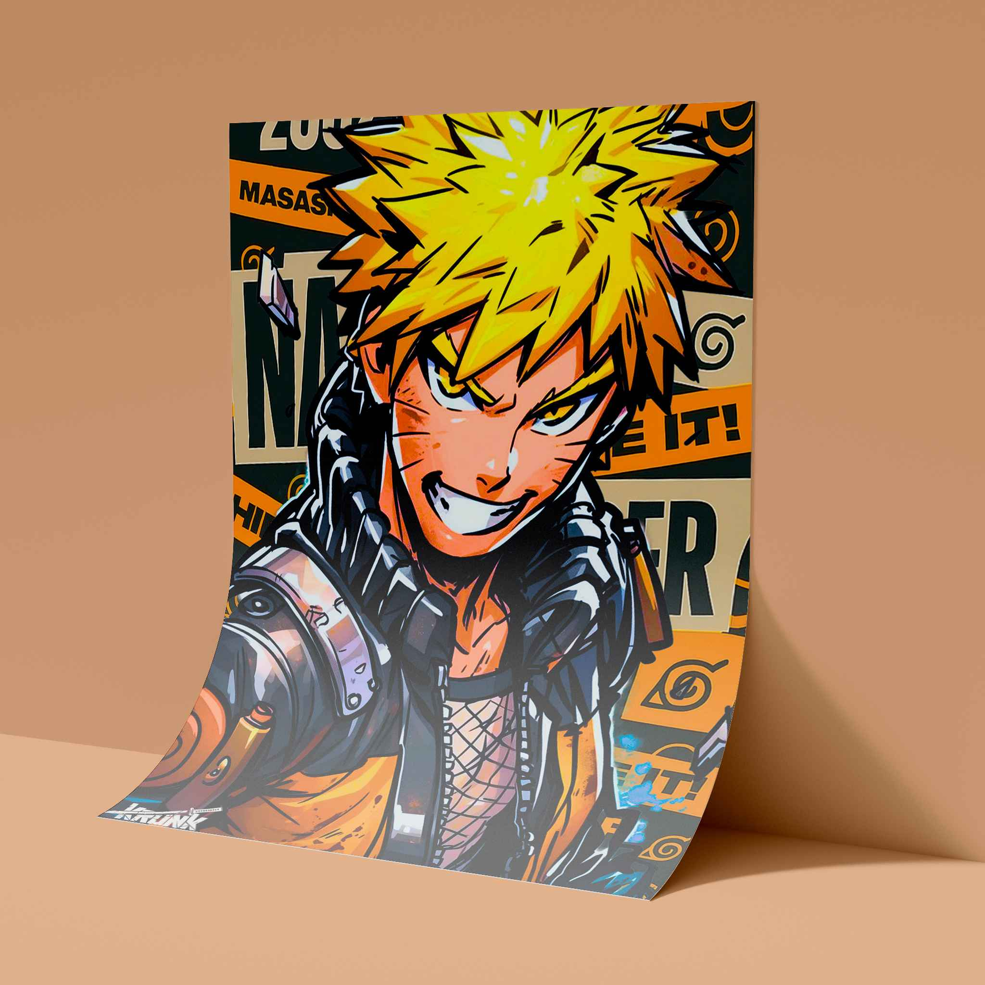 Orange Flash Poster