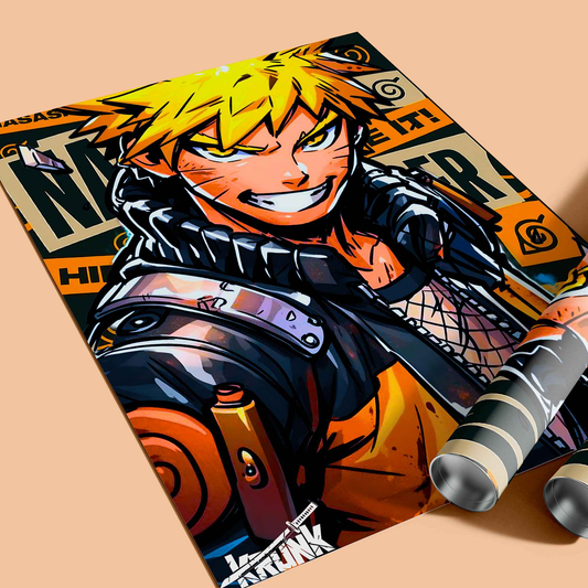 Orange Flash Poster