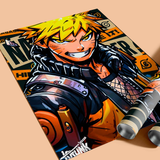 Orange Flash Poster